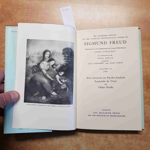 FREUD Five lectures on psycho-analysis, Leonardo da Vinci THE HOGARTH PRESS