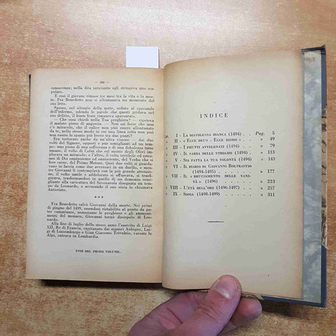 IL ROMANZO DI LEONARDO DA VINCI vol. 1 LA RINASCITA DEGLI DEI Merezkovskij 1933