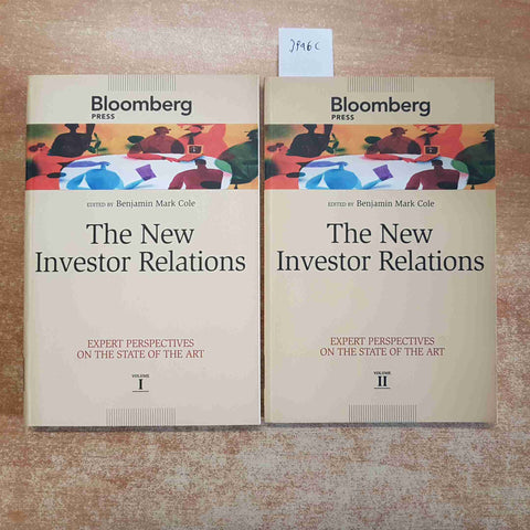 THE NEW INVESTOR RELATIONS EXPERT 2 vol BLOOMBERG Benjamin Cole PERLAFINANZA