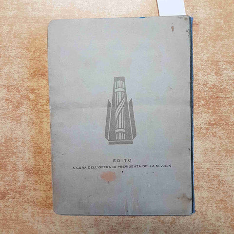 LIBRETTO DI LAVORO fascismo MINISTERO CORPORAZIONI maria della versa PAVIA