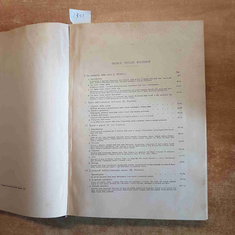 STORIA UNIVERSALE 1 EVO ANTICO pflugk-harttung 1930 EDITRICE LIBRARIA antica