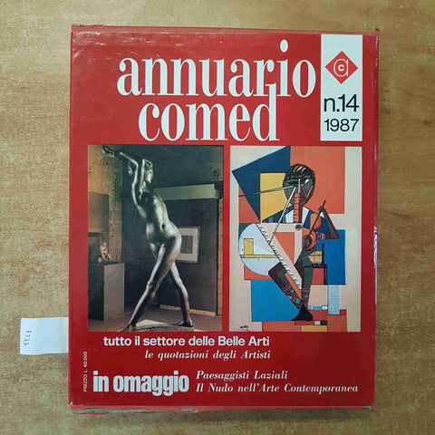 ANNUARIO COMED 14 QUOTAZIONI ARTISTI 1987 paesaggisti laziali IL NUDO NELL'ARTE