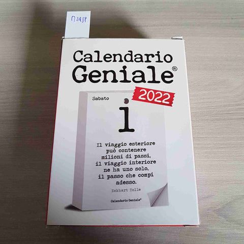 CALENDARIO GENIALE 2022 frasi motivazionali