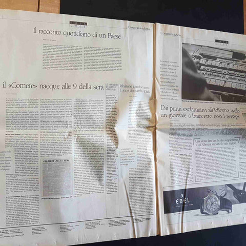 CORRIERE DELLA SERA 1876 2001 IL COMPLEANNO solferino montanelli rizzoli