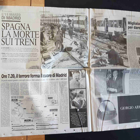 CORRIERE DELLA SERA MADRID 11 MARZO 2004 LA MANO DELL'ETA L'OMBRA DI AL QAEDA