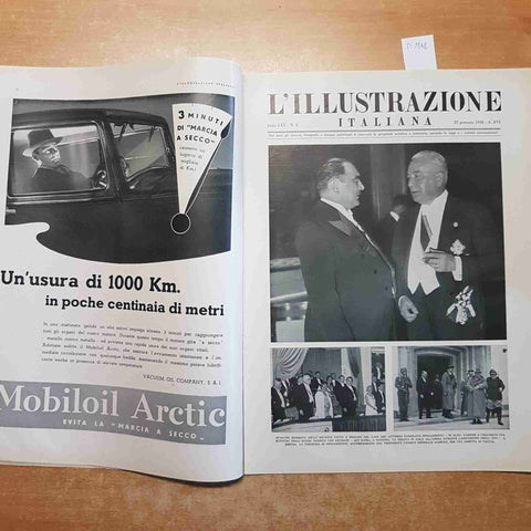L'ILLUSTRAZIONE ITALIANA 23/01/1938 fascismo duce francia perduta rino alessi