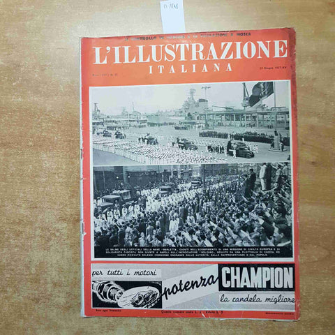 L'ILLUSTRAZIONE ITALIANA 20/06/1937 fascismo duce SPAGNA fucilazioni a mosca