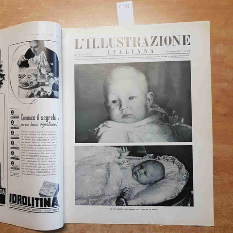 L'ILLUSTRAZIONE ITALIANA 20/06/1937 fascismo duce SPAGNA fucilazioni a mosca