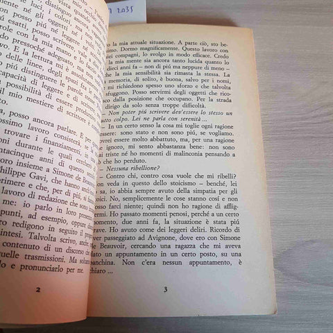 AUTORITRATTO A SETTANT'ANNI E DE BEAUVOIR INTERROGA JP. SARTRE SUL FEMMINISMO