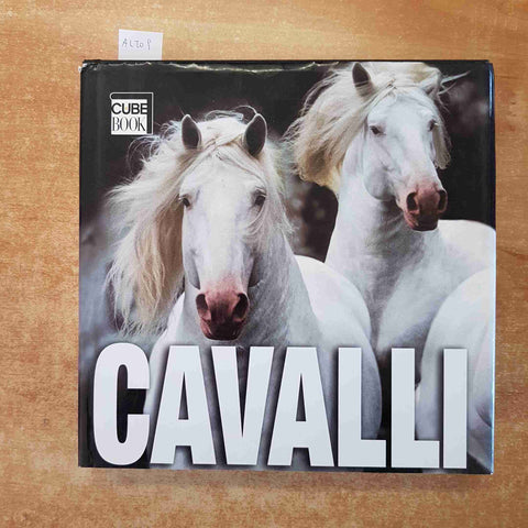 CAVALLI CUBE BOOK 26X26 cm WHITE STAR 2007 equini rodeo palio cavaliere