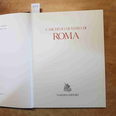 L'ARCHIVIO DI STATO DI ROMA 1992 I TESORI DEGLI ARCHIVI nardini