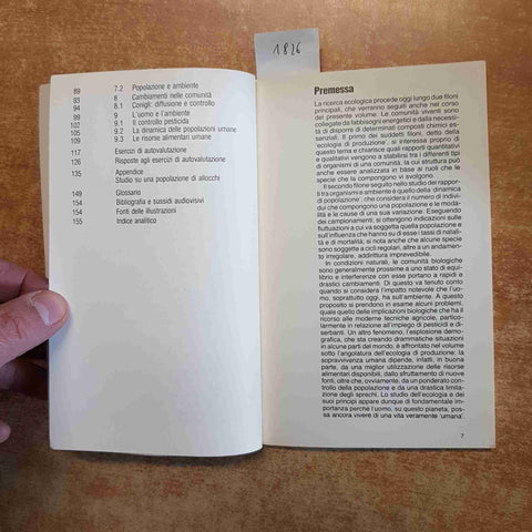 ORGANISMI E AMBIENTE LA DINAMICA DEI RAPPORTI IN NATURA 1980 mondadori