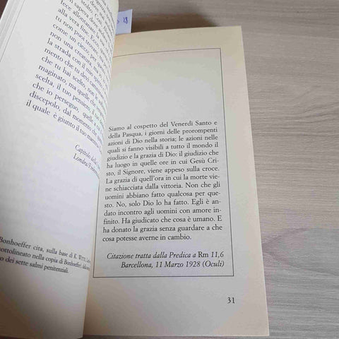 LO STRAORDINARIO SI FA EVENTO CROCE E RESURREZIONE - DIETRICH BONHOFFER 1997