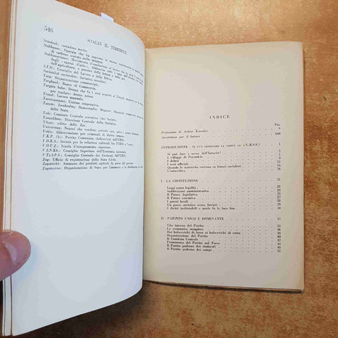 STALIN IL TERRIBILE memorie e documenti SUZANNE LABIN 1950 GARZANTI prima ediz.