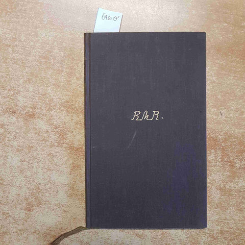 RAINER MARIA RILKE - REQUIEM 1949 NIEHANS & ROKITANSKY VERLAG ZURICH