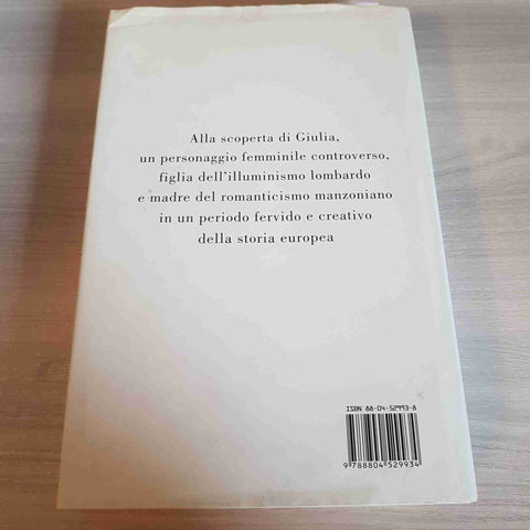 QUEL CHE IL CUORE SAPEVA Giulia Beccaria, Verri, Manzoni BONESCHI 2004 MONDADORI