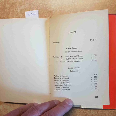 SANT'IGNAZIO D'ANTIOCHIA LE LETTERE 1954 COLLANA PATRISTICA Edizioni Paoline