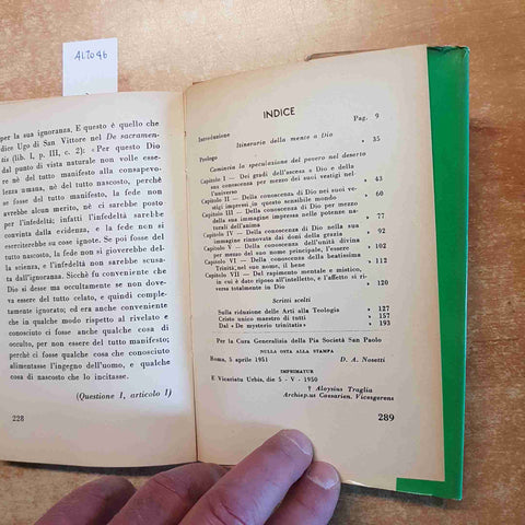 S. BONAVENTURA ITINERARIO E SCRITTI SCELTI COLLANA PATRISTICA Edizioni Paoline
