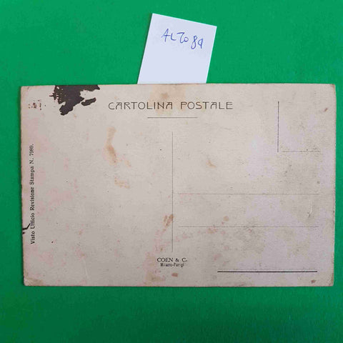 CARTOLINA POSTALE LA MORTE DI FABIO FILZI 12-07-76 MILITARIA IRREDENTISMO