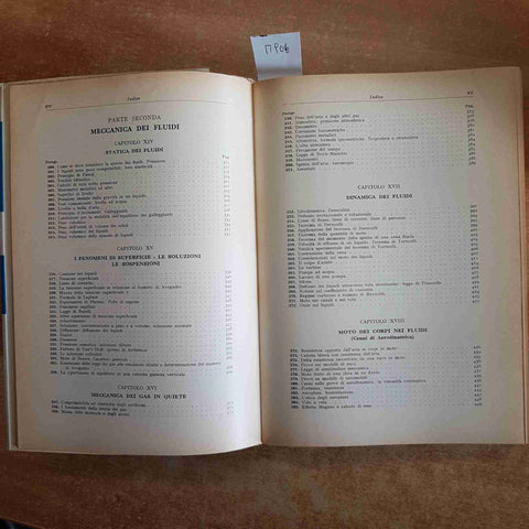 FISICA SPERIMENTALE E APPLICATA volume primo GAETANO CASTELFRANCHI 1968 HOEPLI