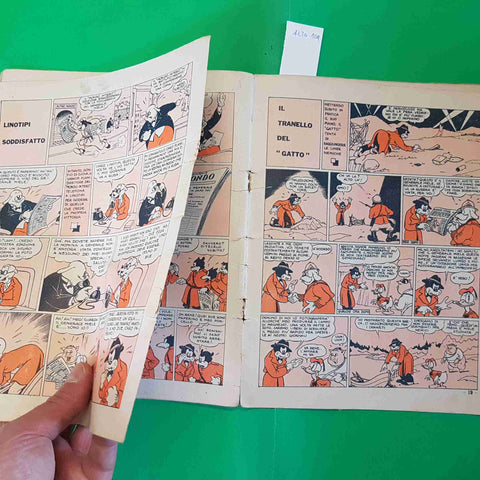 WALT DISNEY - PAPERINO INVIATO SPECIALE 1938 ANONIMA PERIODICI ITALIANI pessimo!