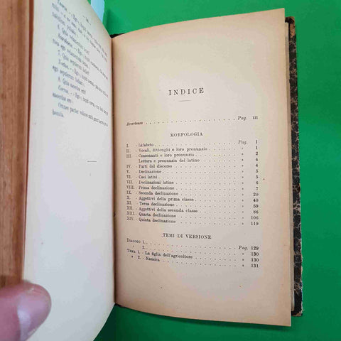 IL LATINO NEL TERZO TRIMESTRE DEL PRIMO ANNO SCUOLA MEDIA 1941 L. STELLA PARAVIA