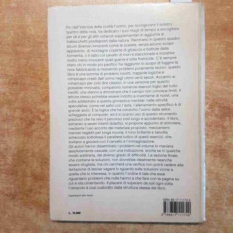 IL GRANDE LIBRO DEGLI ENIGMI problemi insoliti rompicapo PARMEGGIANI SANTELIA