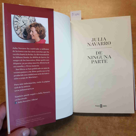 JULIA NAVARRO DE NINGUNA PARTE 2021 PLAZA JANES que es mas dificil morir o matar