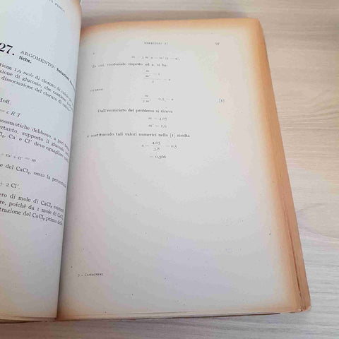 CHIMICA FISICA ESERCIZI SIDERURGIA - FAUSTO CASTAGNERI - HOEPLI - 1945