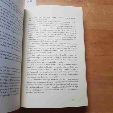 EL MUNDO DE SOFIA NOVELA SOBRE LA HISTORIA DE LA FILOSOFIA - GAARDER - SIRUELA