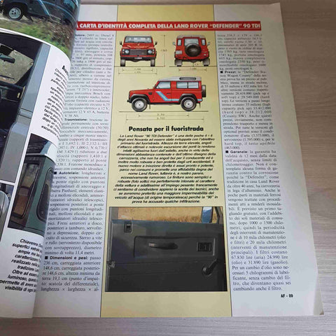 AUTO IN FUORISTRADA GENTE MOTORI N°2 - 1991 ford explorer citroen dakariana