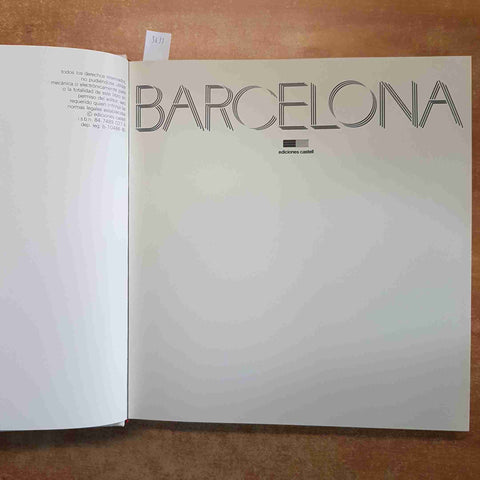 BARCELONA - EDICIONES CASTELL 1980 garrut bassegoda porcel SAN ROQUE SAN JORGE..