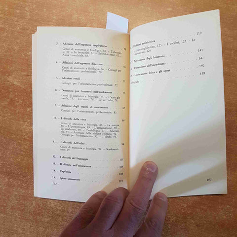 IGIENE E FISIOPATOLOGIA DELL'ADOLESCENTE Gaspare Scaglione 1974 LE MONNIER