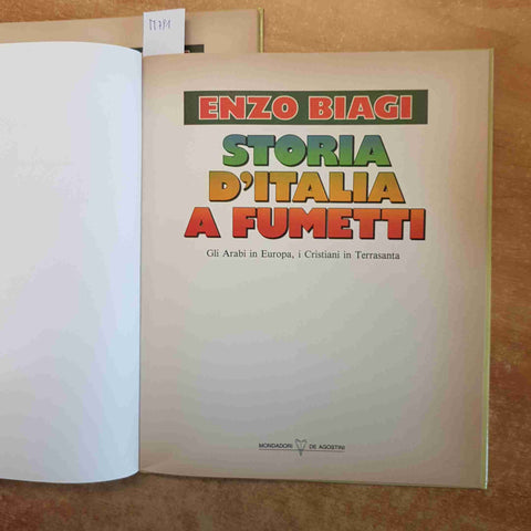 ENZO BIAGI Storia d'Italia a fumetti 1+2 romani barbari MONDADORI DE AGOSTINI