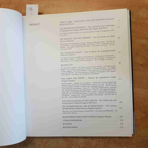DER VATIKAN GOLDENE JAHRHUNDERTE DER KUNST UND ARCHITEKTUR 1989 PATTLOCH VERLAG
