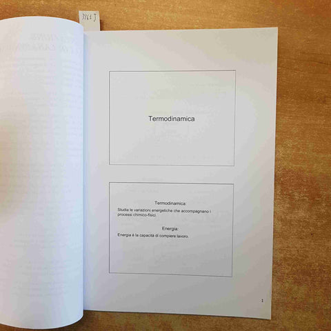 SYNOPSIS CHIMICA FISICA lezioni di Bruni Giovanna MEDEA PAVIA SCIENZE DE FARMACO