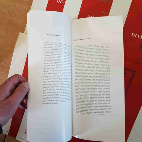 DIVINA COMMEDIA: INFERNO 6 VINILI 33 GIRI CETRA + LIBRO ALBERTAZZI FOA' sapegno