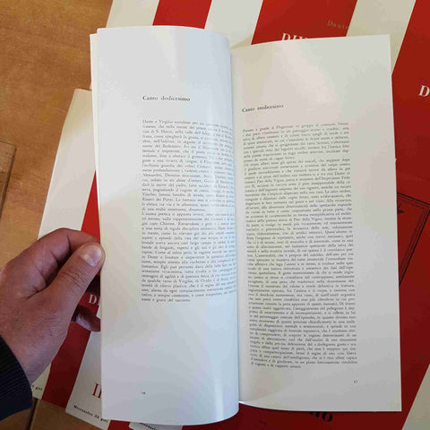 DIVINA COMMEDIA: INFERNO 6 VINILI 33 GIRI CETRA + LIBRO ALBERTAZZI FOA' sapegno
