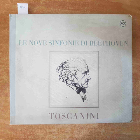 TOSCANINI - LE NOVE SINFONIE DI BEETHOVEN 7 vinili 33 giri + fascicolo RCA SPADA