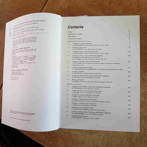 COMPREHENSIVE ORGANIC SYNTHESIS 6 HETEROATOM MANIPULATION Pergamon 1991