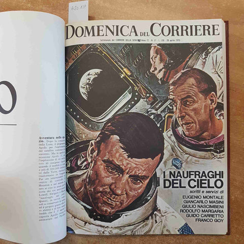 LE COPERTINE DELLA DOMENICA DEL CORRIERE 1969-1975 RIZZOLI MAILING 1977