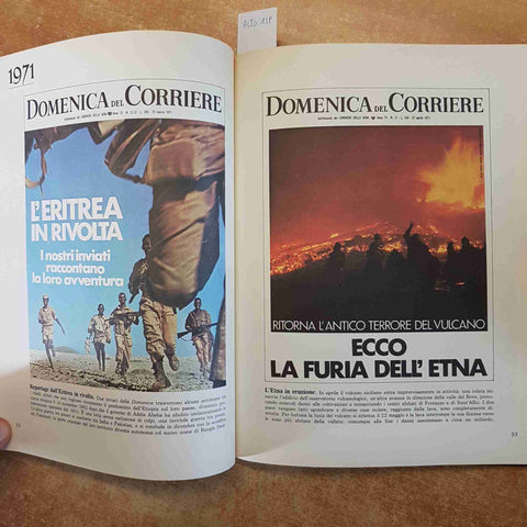 LE COPERTINE DELLA DOMENICA DEL CORRIERE 1969-1975 RIZZOLI MAILING 1977