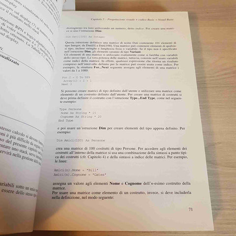 PROGRAMMARE CON VISUAL BASIC 4 - PETER AITKEN - TECNICHE NUOVE - 1996
