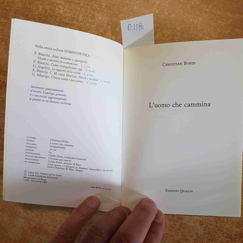 L'UOMO CHE CAMMINA - CHRISTIAN BOBIN 1998 QIQAJON SYMPATHETIKA
