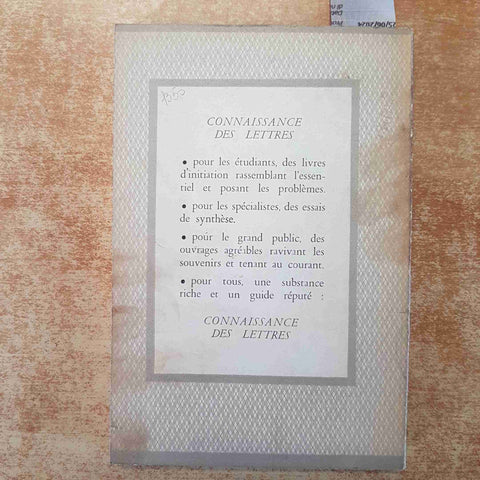 PASCAL connaissance des lettres JEAN MESNARD 1962 HATIER