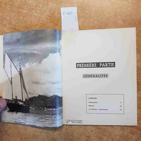 GUIDE DE LA MARTINIQUE 1960 CRABOT ET DELAPLACE - CONNAISSANCE DU MONDE