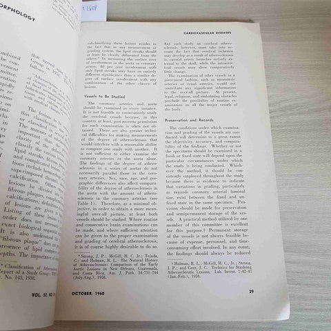 EPIDEMIOLOGY OF CARDIOVASCULAR DISEASES METHODOLOGY 1959 hypertension arterioscl