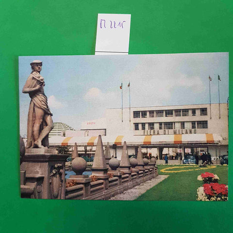 CARTOLINA FIERA DI MILANO CAMPIONARIA INTERNAZIONALE piazza Giulio Cesare BREDA