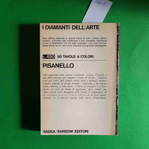 PISANELLO i diamanti dell'arte RENZO CHIARELLI 1966 SADEA SANSONI