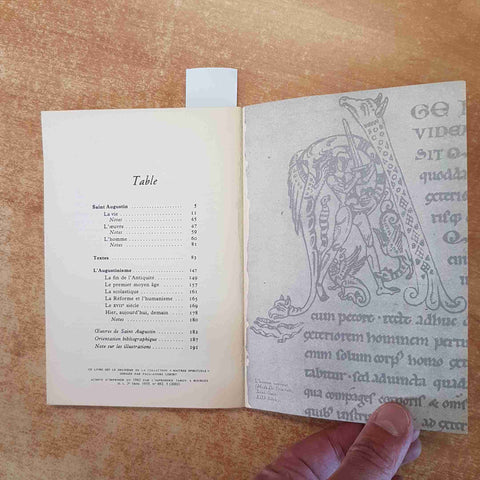 SAINT AUGUSTIN ET L'AUGUSTINISME 1962 HENRI MARROU maitres spirituels DU SEUIL